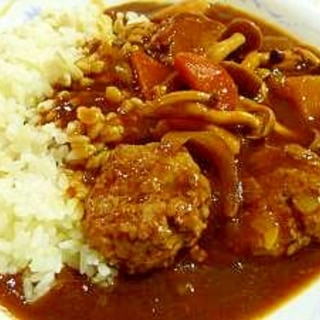 大人気！煮込みハンバーグ風ビーフシチュー